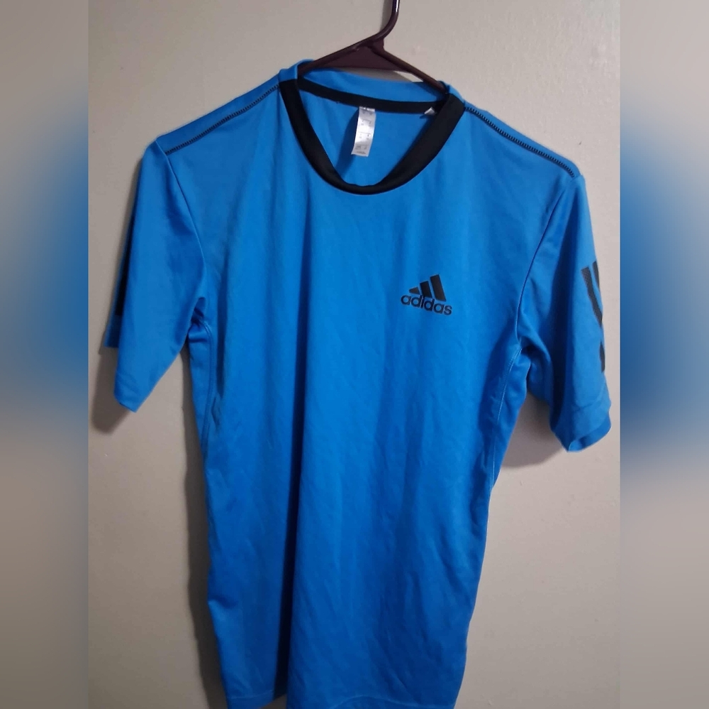 Adidas Men's Bright Blue Tee